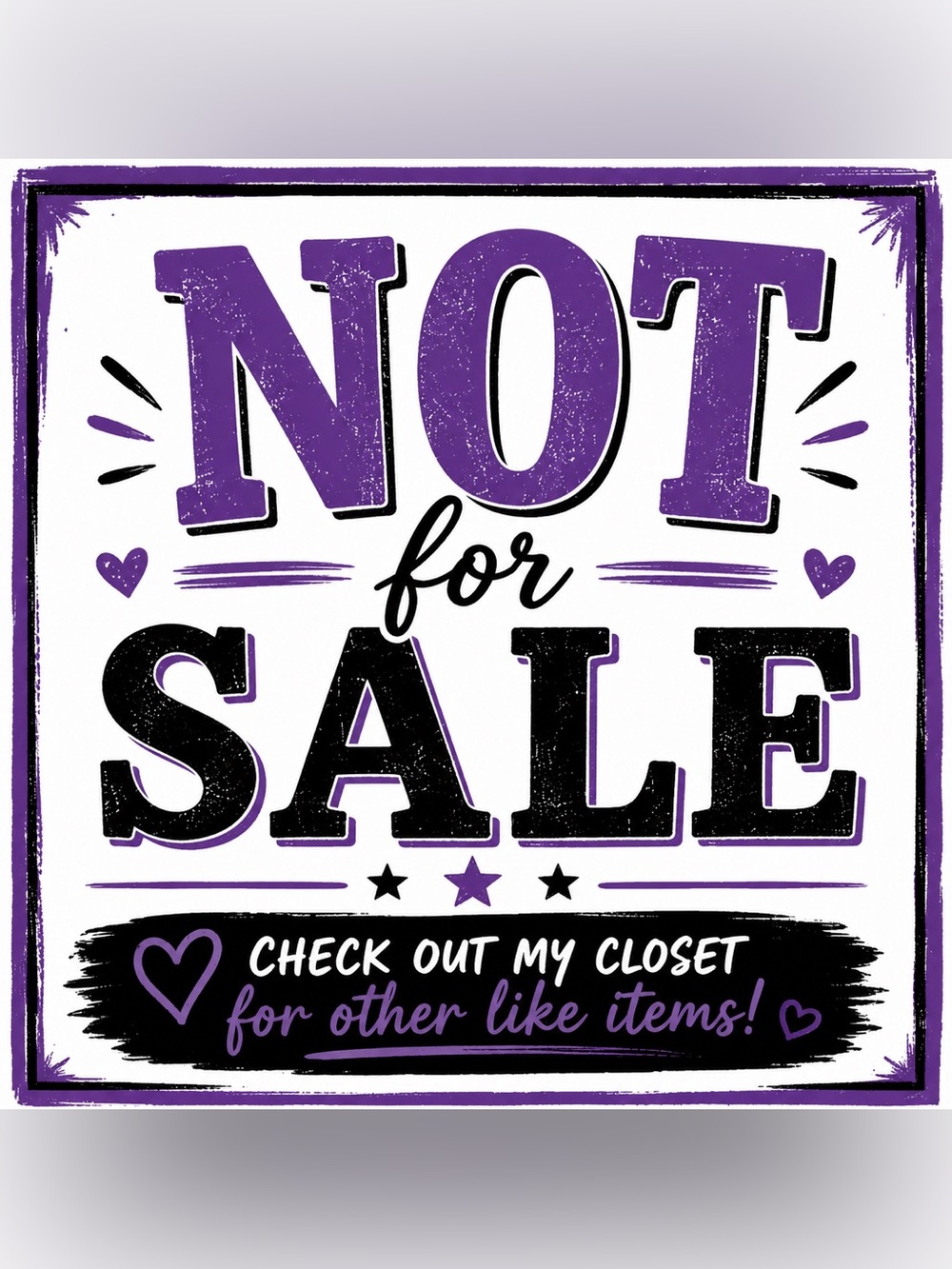 Book not for sale